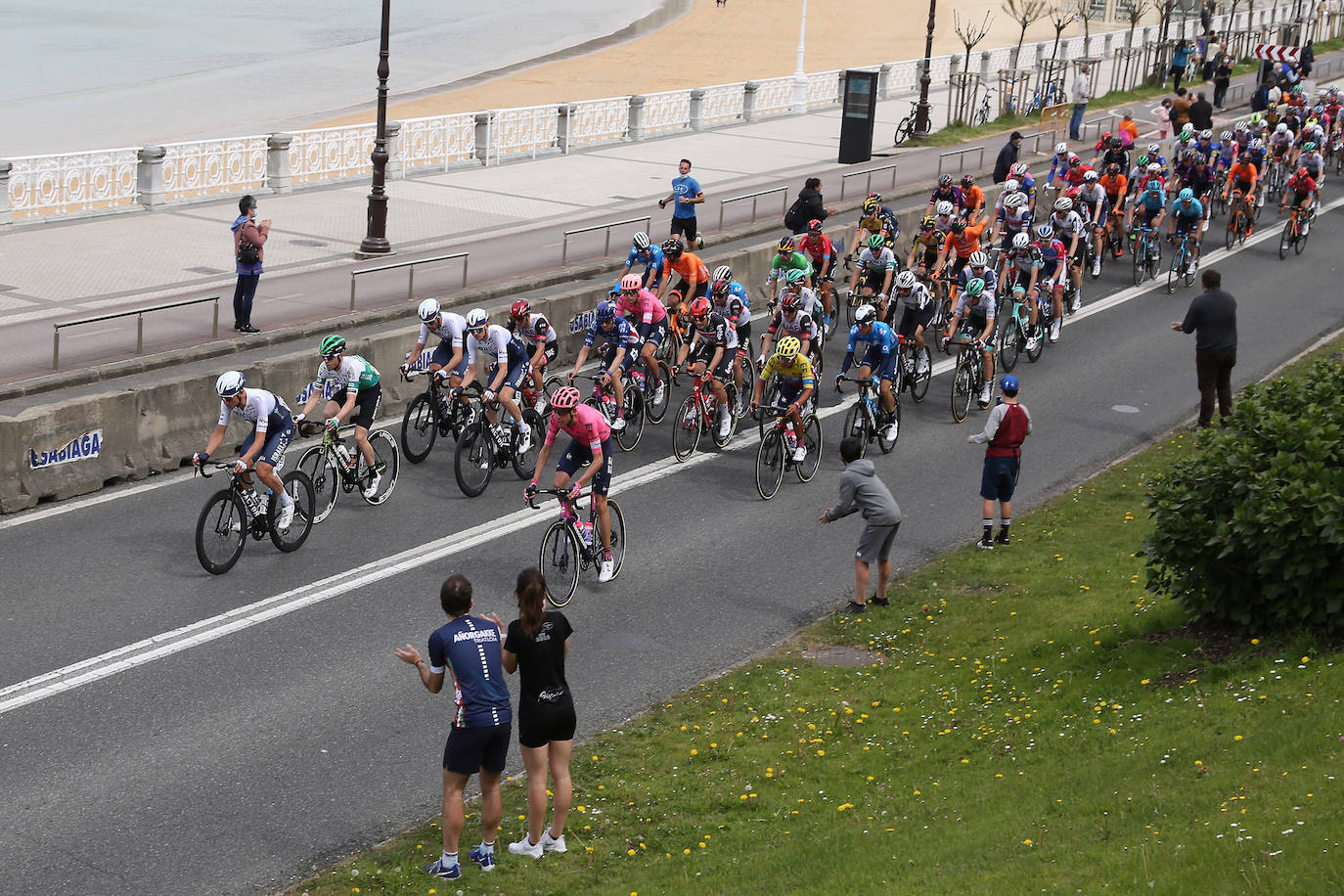 El recorrido entre Hondarribia y Ondarroa podría permitir la primera llegada al sprint de la carrera. 