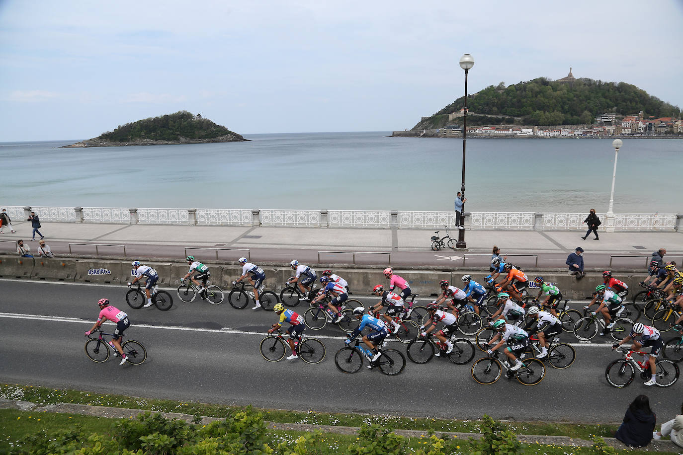 El recorrido entre Hondarribia y Ondarroa podría permitir la primera llegada al sprint de la carrera. 