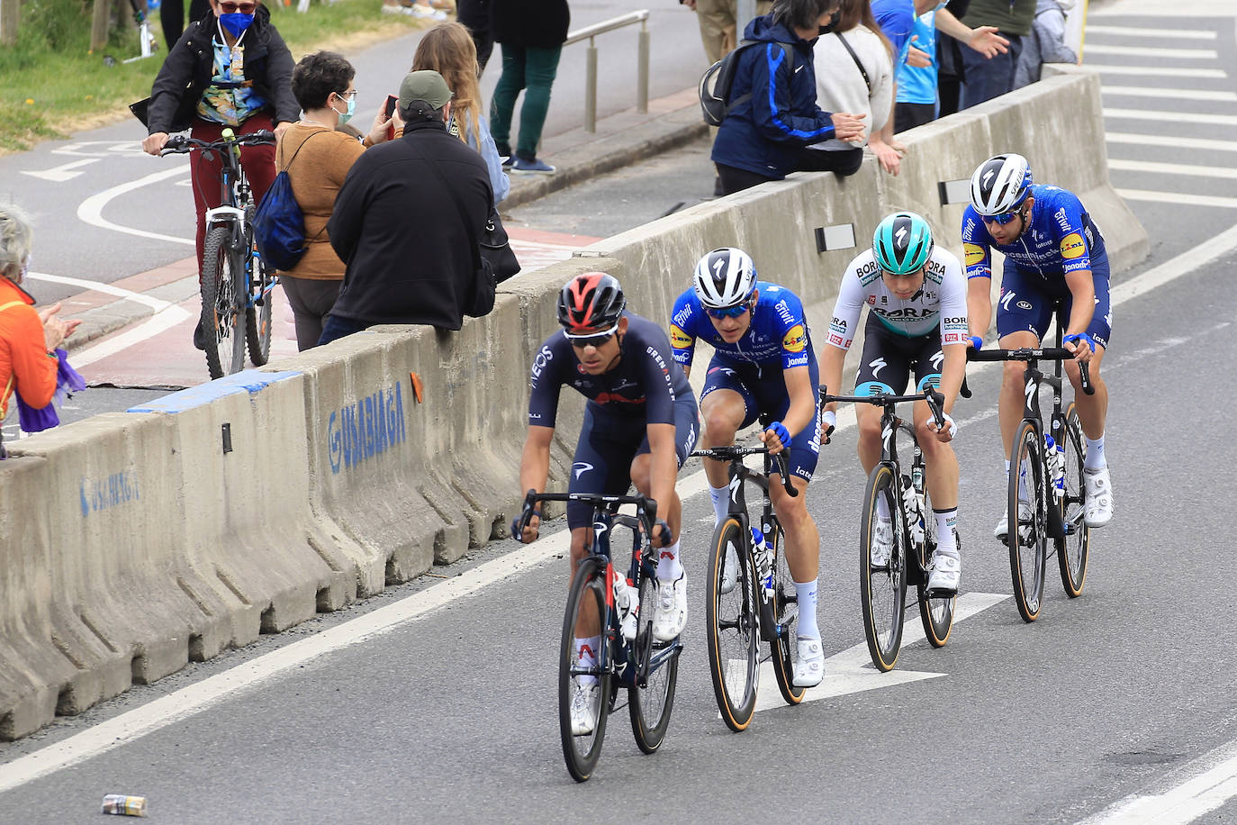 El recorrido entre Hondarribia y Ondarroa podría permitir la primera llegada al sprint de la carrera. 