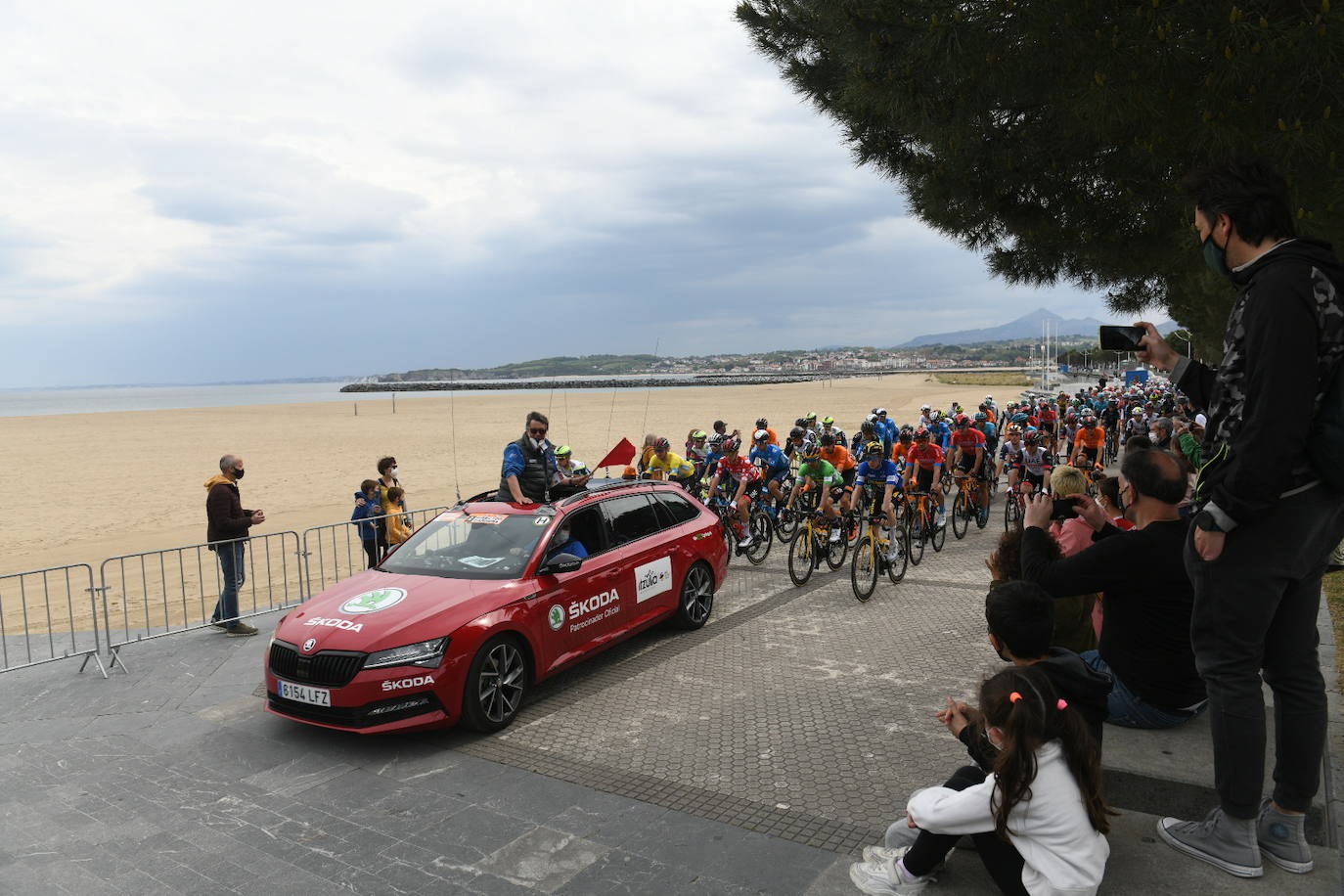 El recorrido entre Hondarribia y Ondarroa podría permitir la primera llegada al sprint de la carrera. 