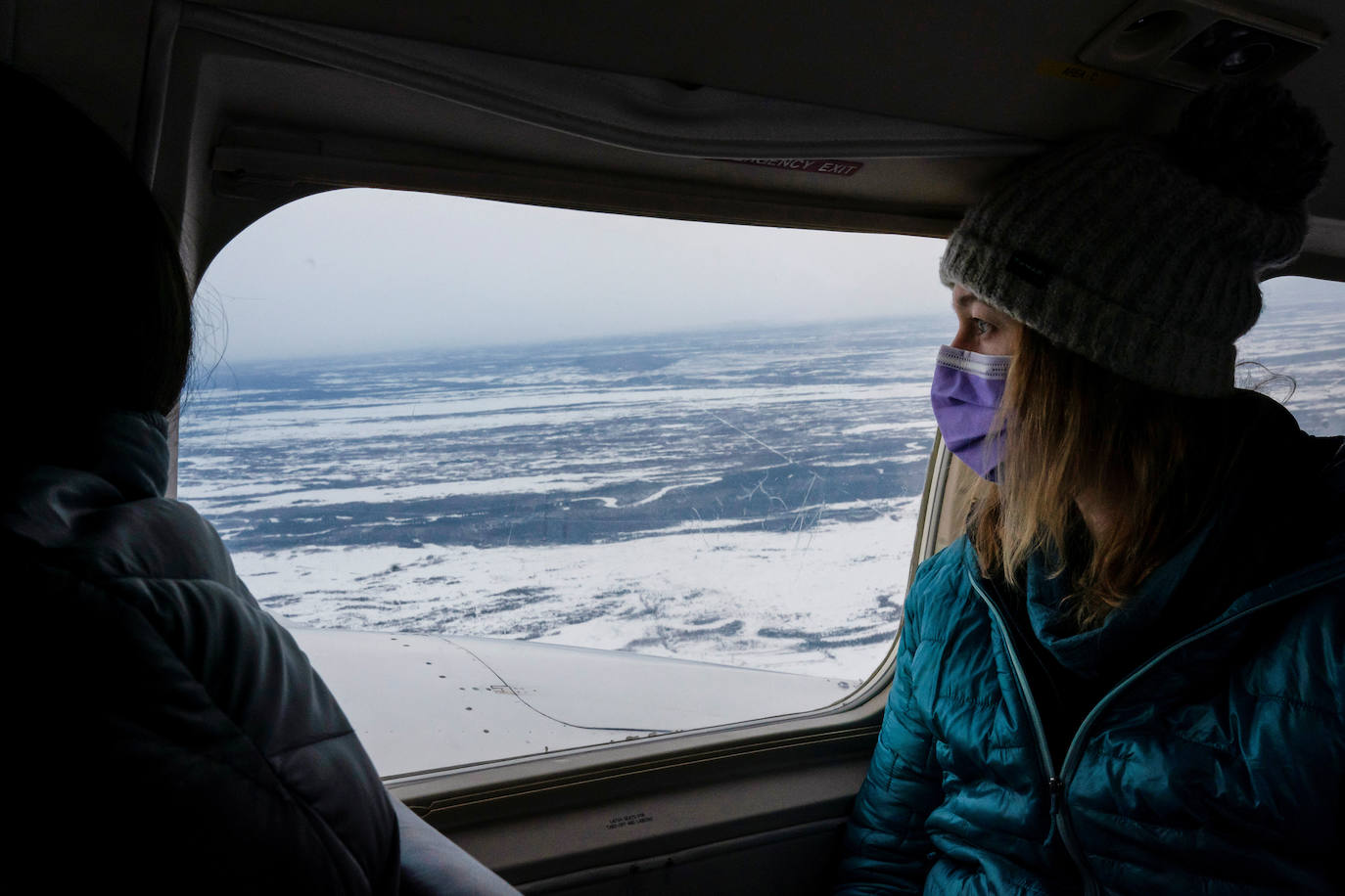 Vacunar en las zonas más remotas de Alaska. 