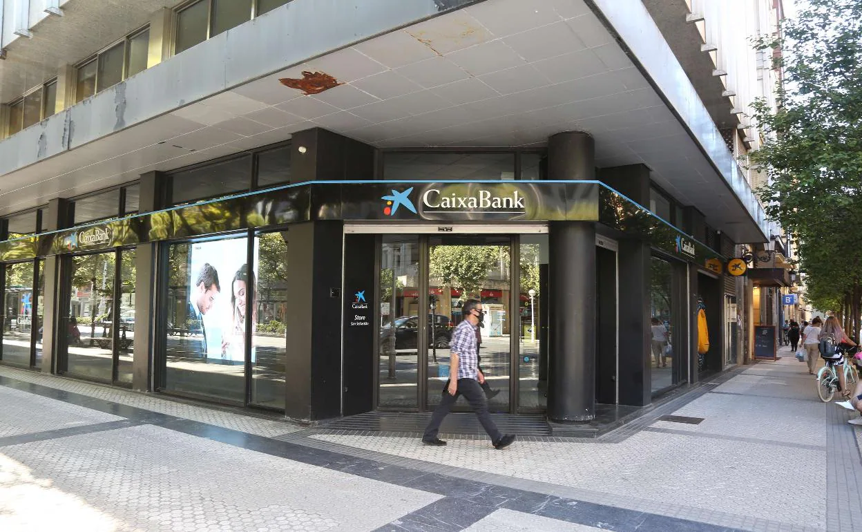 Oficina de Caixabank en Donostia