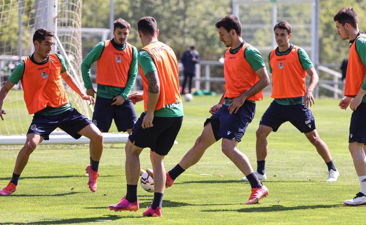 La Real se ejercita en Zubieta antes de recibir al Celta