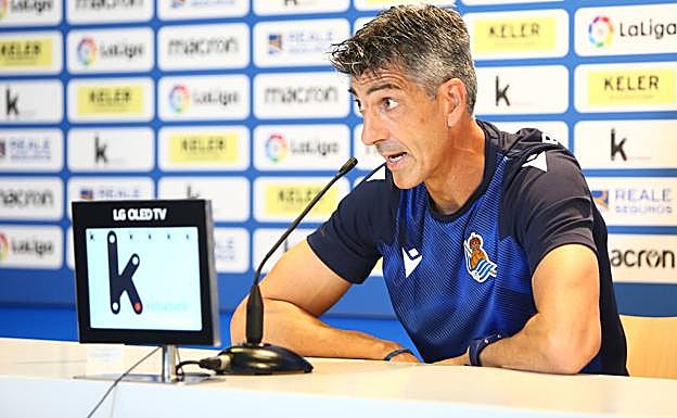 Imanol Alguacil: «Lo de la Superliga europea me parece un error, un sinsentido»