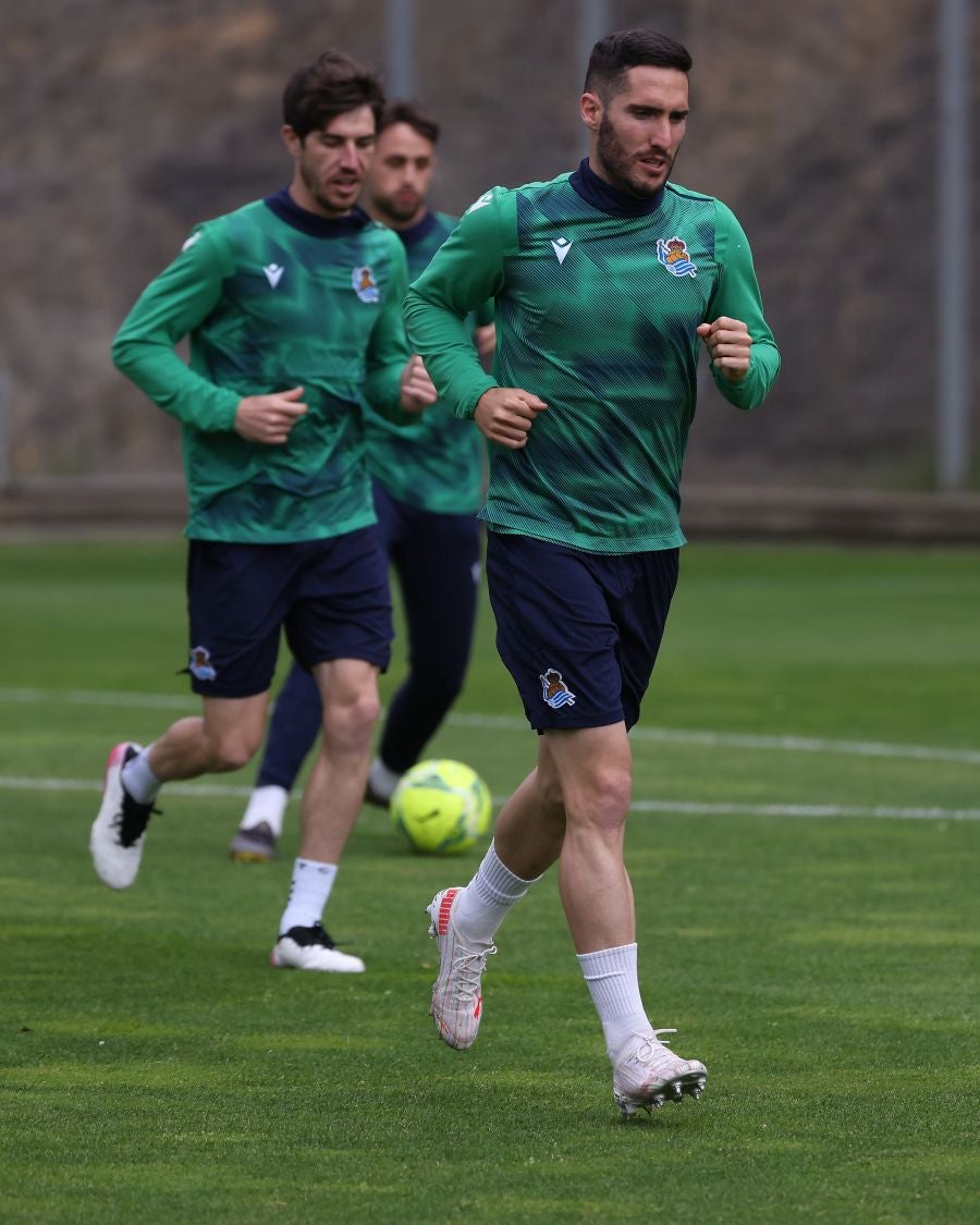 Fotos: Última sesión en Zubieta antes del derbi guipuzcoano