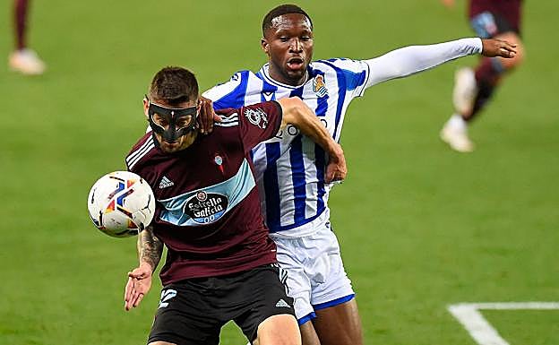 Imanol: «Modibo Sagnan ha dado pasos, pero no los suficientes para estar por delante de Igor, Robin o Aritz»