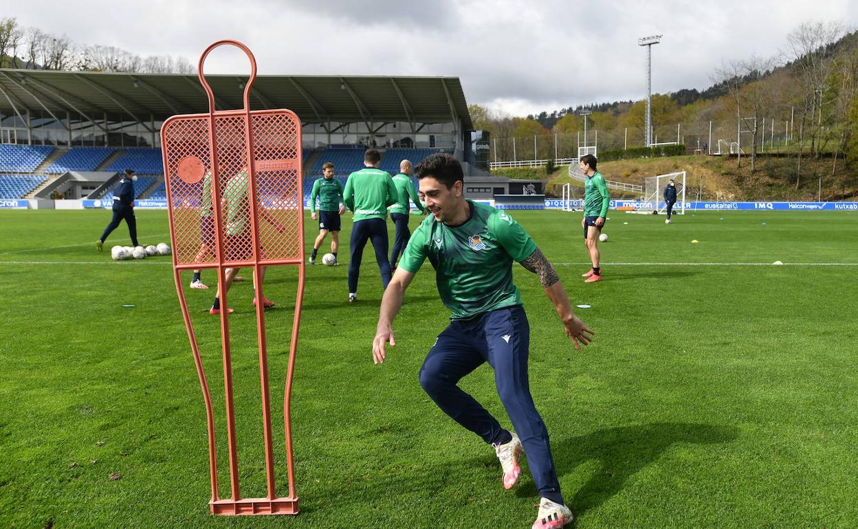 Martín Merquelanz, en Zubieta. 