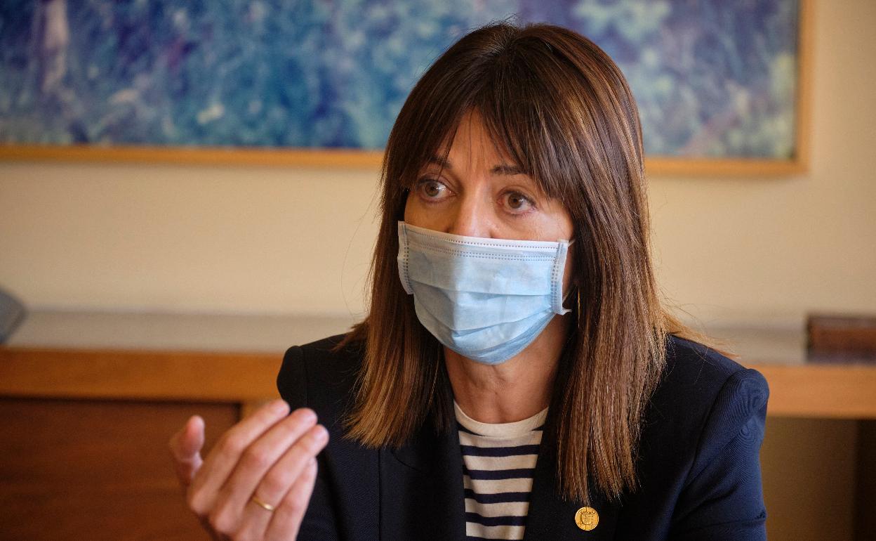Idoia Mendia, vicelehendakari segunda del Gobierno Vasco. 