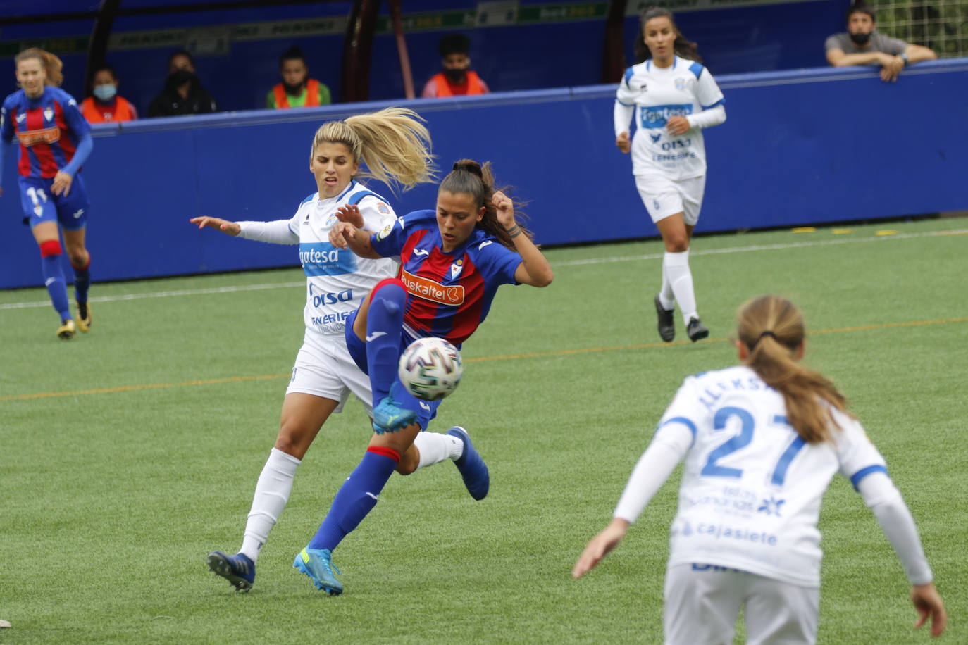 Jimena y Gantxegi han sido las goleadoras armeras. 