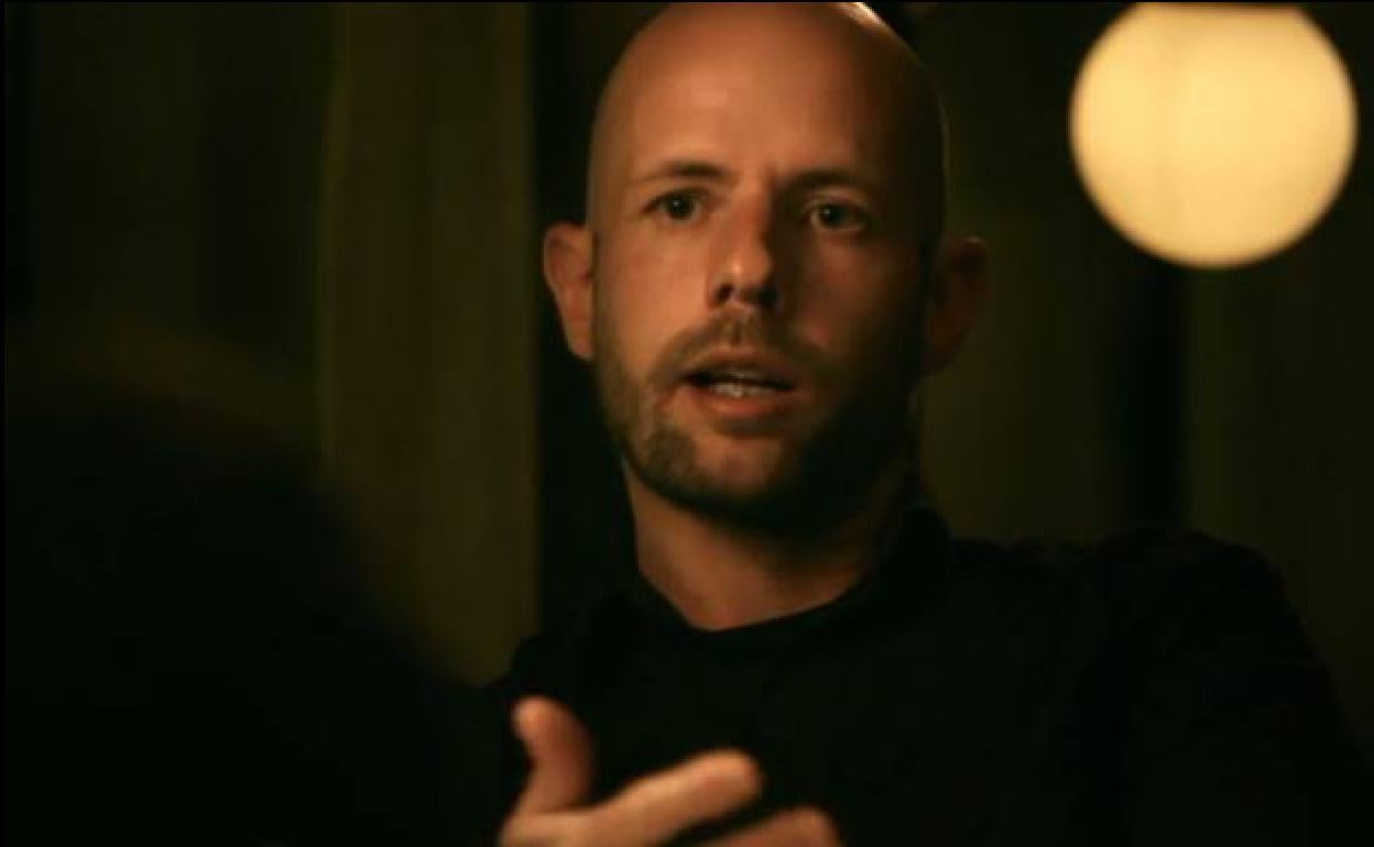 El neonazi arrepentido, durante la entrevista con Jordi Évole. 