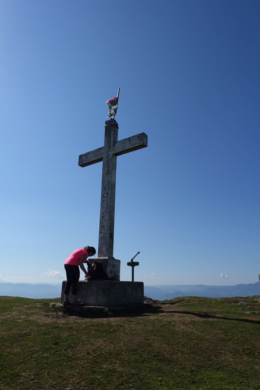 La cima del Alto Urola muestra algunas de las principales montañas de Gipuzkoa, llegando a Navarra