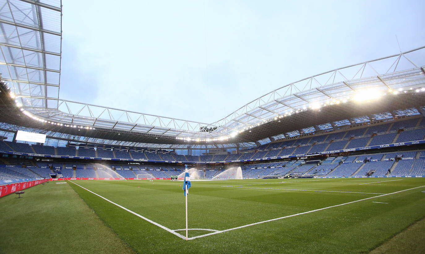 El Reale Arena, sin público. 