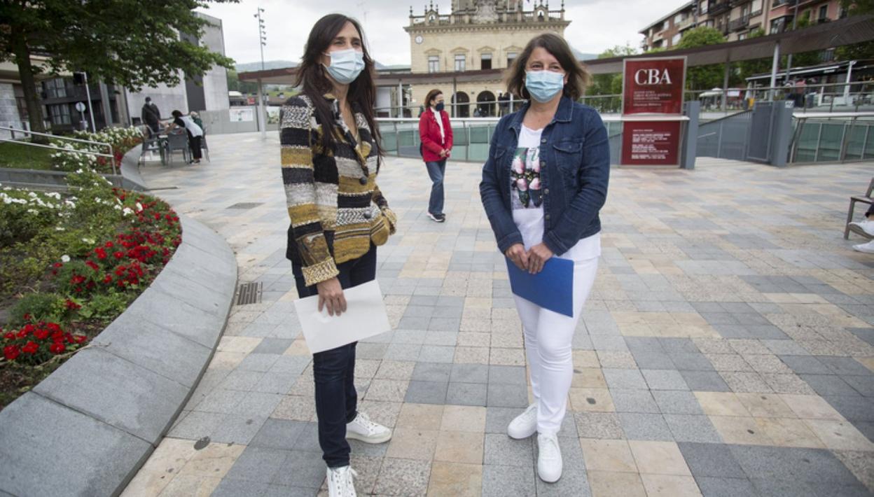 Miren Echeveste eta Josebe Araña. 