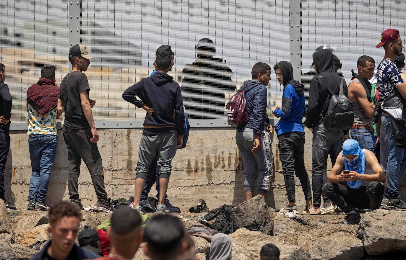 Fotos: Llegada masiva de inmigrantes a Ceuta