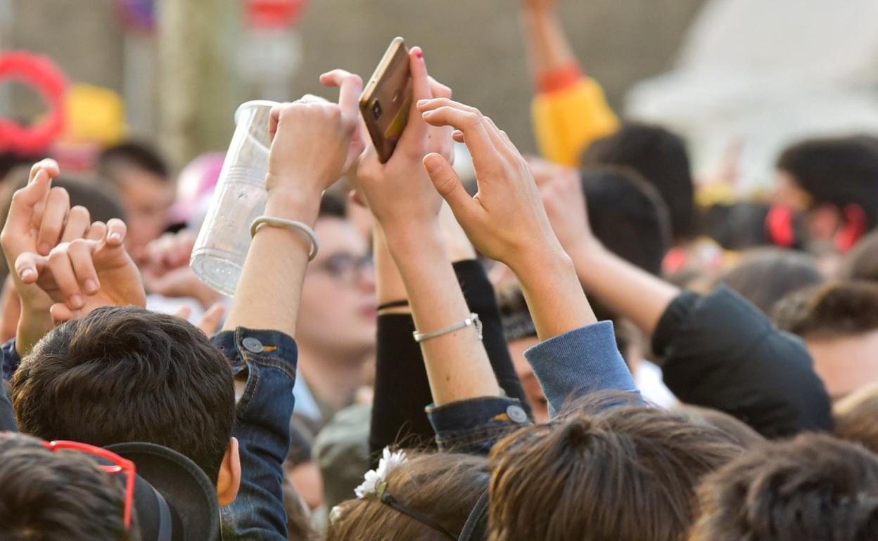 Imagen de ambiente durante los últimos carnavales celebrados en 2020. 