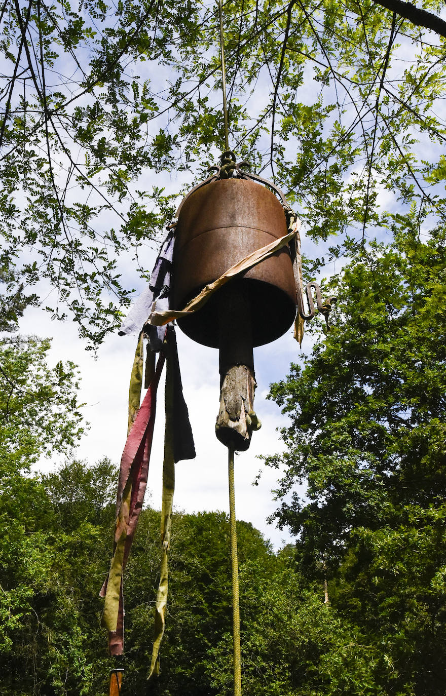 La jornada de los museos en Ur Mara, el espacio de Koldobika Jauregi que une en Alkiza naturaleza, pensamiento y arte, como un Chillida Leku silvestre.