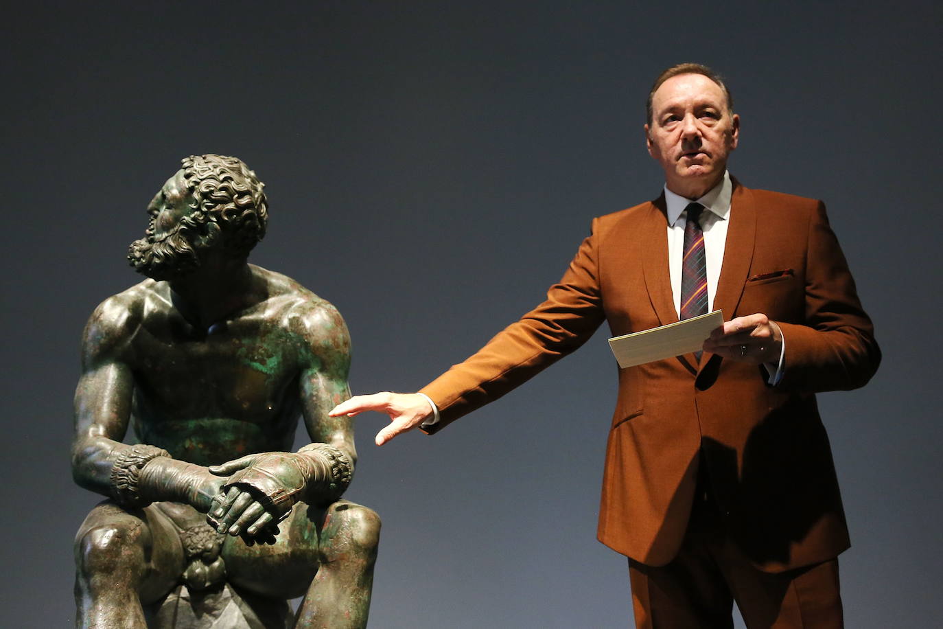 Kevin Spacey en un acto en Roma en 2019. 