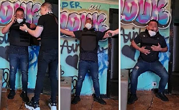 Detenido en Santurtzi un joven que grabó un vídeo disparando a otro con un chaleco antibalas