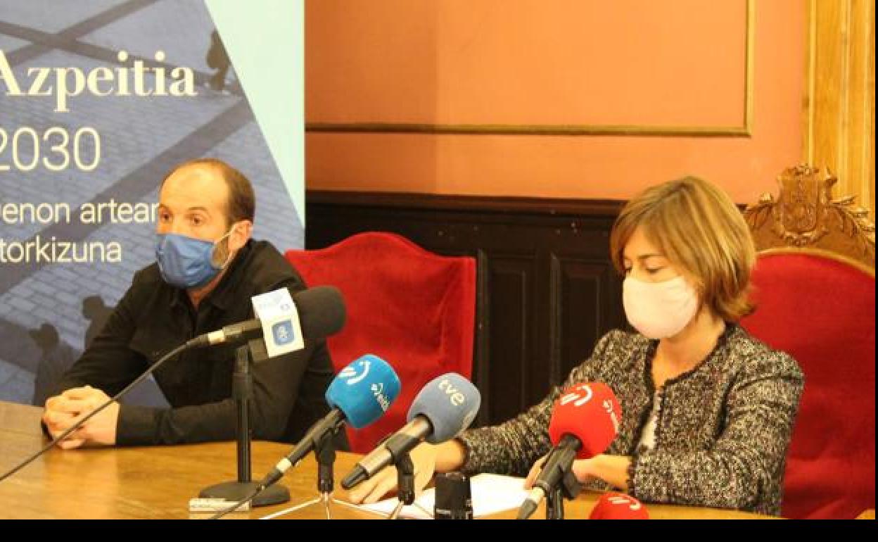 La alcaldesa de Azpeitia, Nagore Alkorta