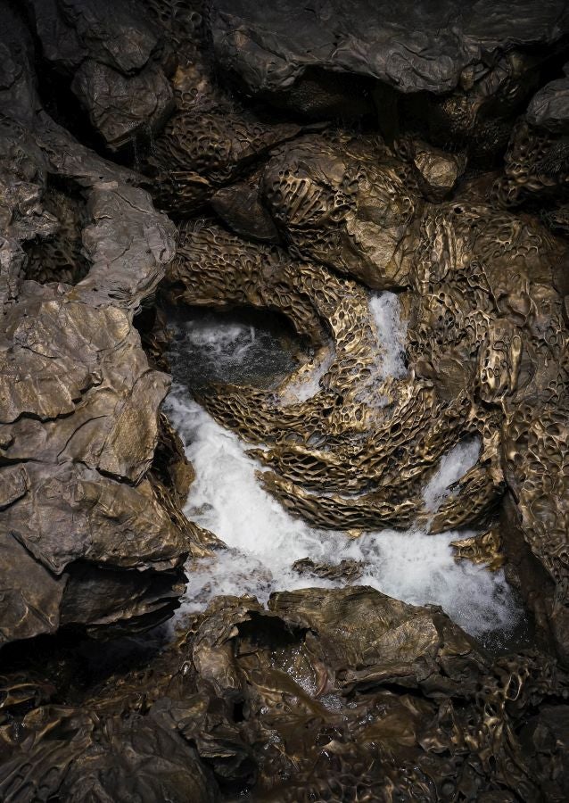 Fotos de Hondalea, la obra de Cristina Iglesias en la isla Santa Clara