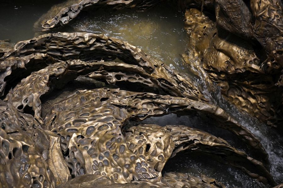 Fotos de Hondalea, la obra de Cristina Iglesias en la isla Santa Clara