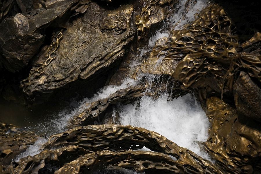 Fotos de Hondalea, la obra de Cristina Iglesias en la isla Santa Clara