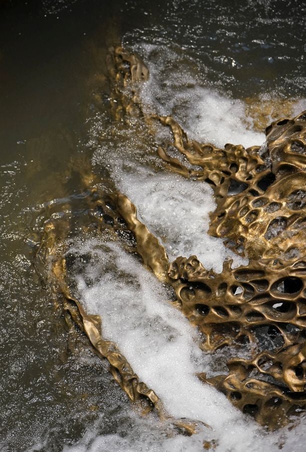 Fotos de Hondalea, la obra de Cristina Iglesias en la isla Santa Clara