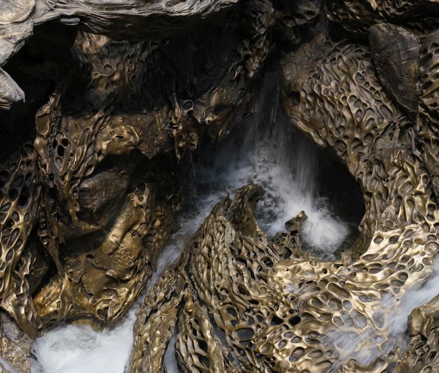 Fotos de Hondalea, la obra de Cristina Iglesias en la isla Santa Clara