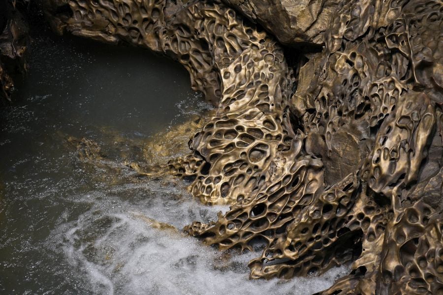 Fotos de Hondalea, la obra de Cristina Iglesias en la isla Santa Clara