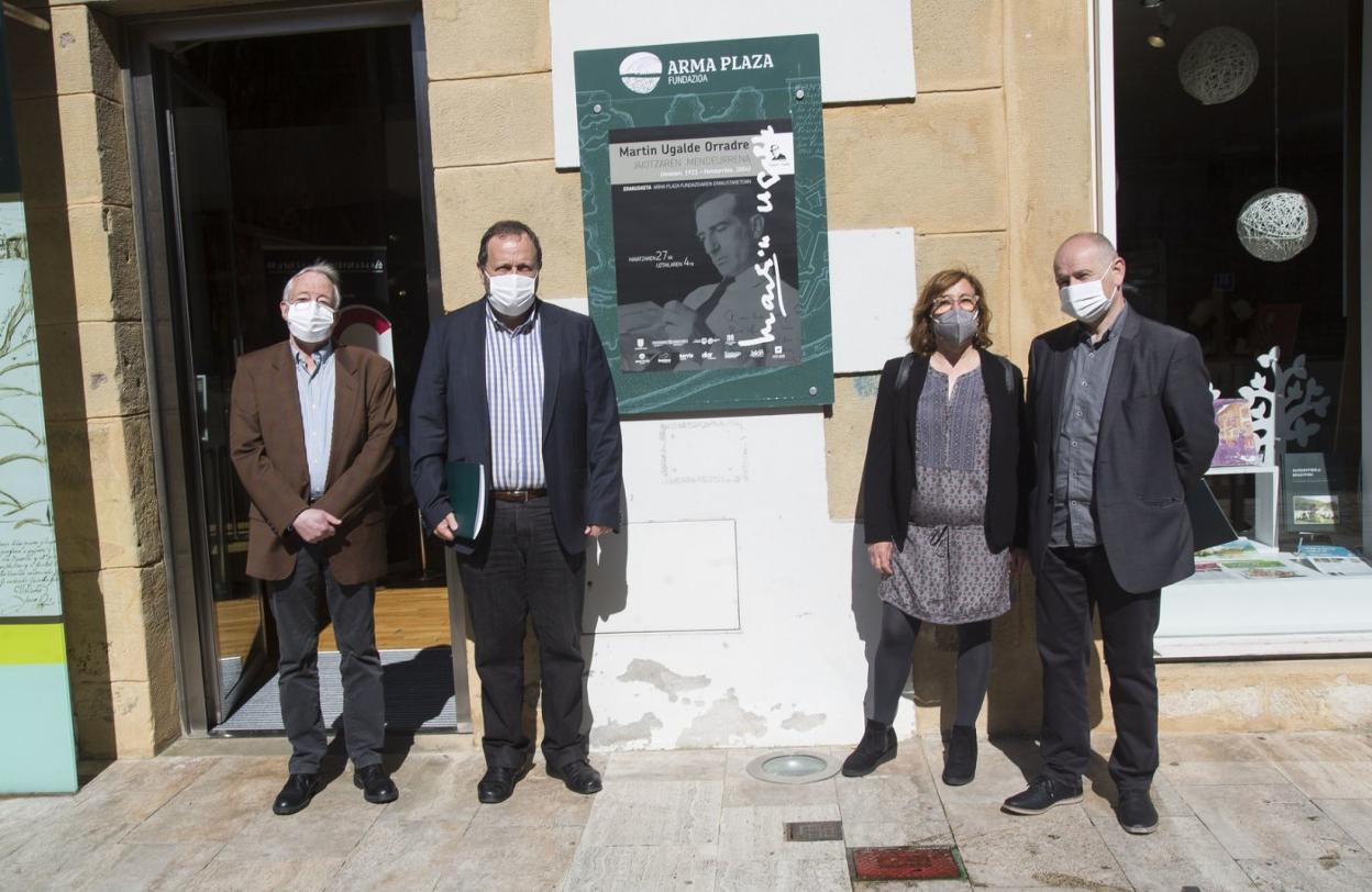 Unai Ugalde, Txomin Sagarzazu, Itsaso Ugalde eta Juanmari Larrarte. 
