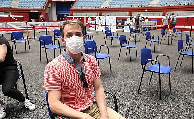 Iñaki Ugarteburu acudió ayer a Illunbe.