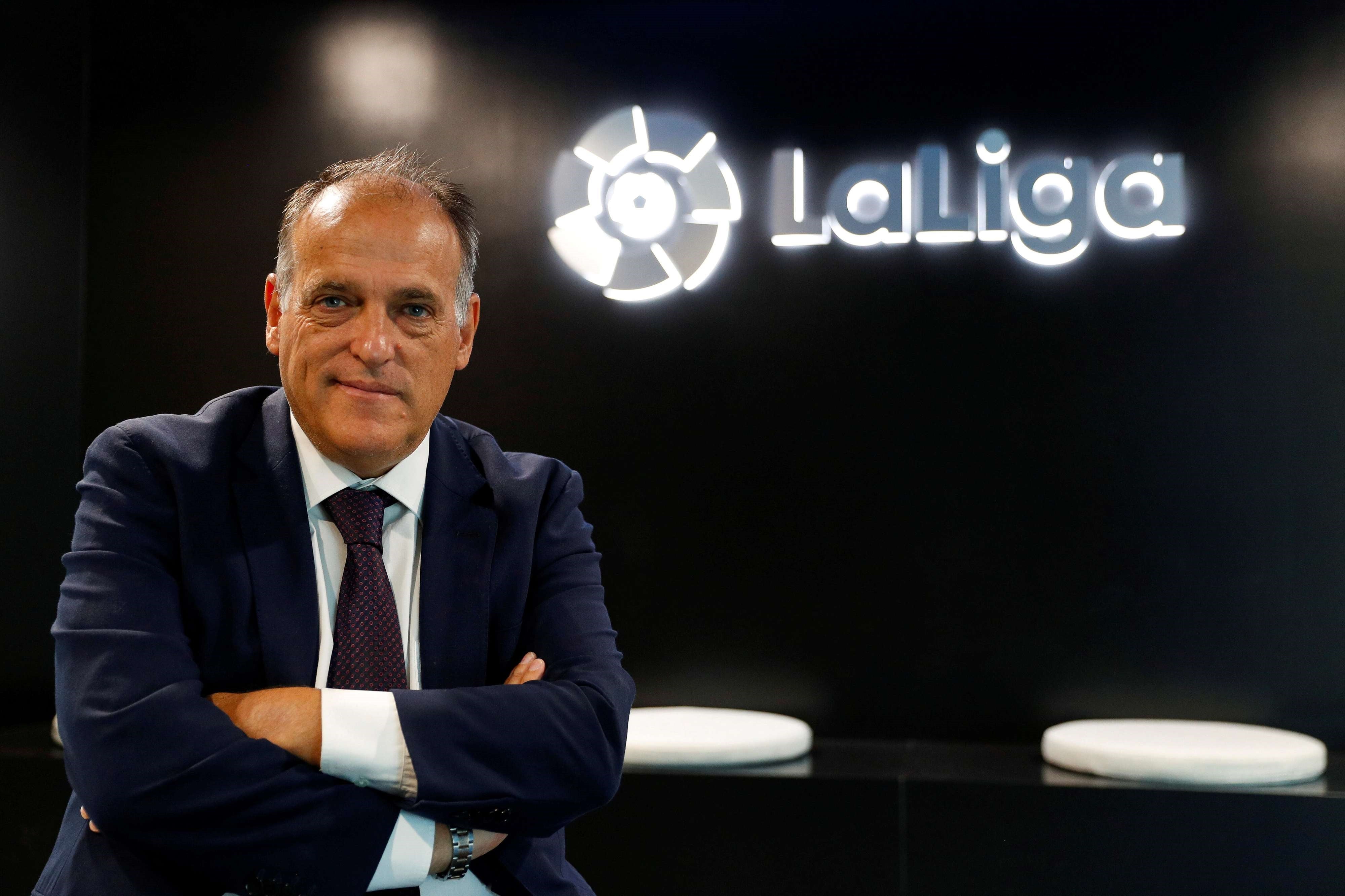 Javier Tebas, presidente de LaLiga.