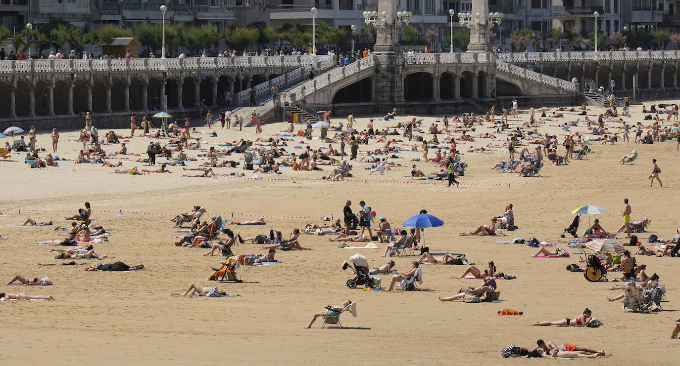 Fotos: Nueva jornada veraniega que terminó con cielos nublados