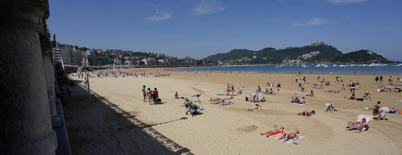 Fotos: Nueva jornada veraniega que terminó con cielos nublados