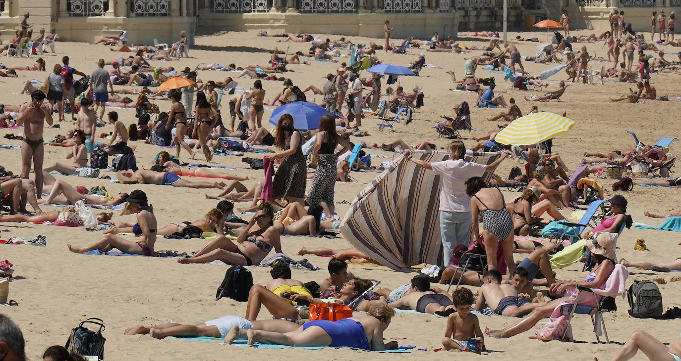 Fotos: Nueva jornada veraniega que terminó con cielos nublados