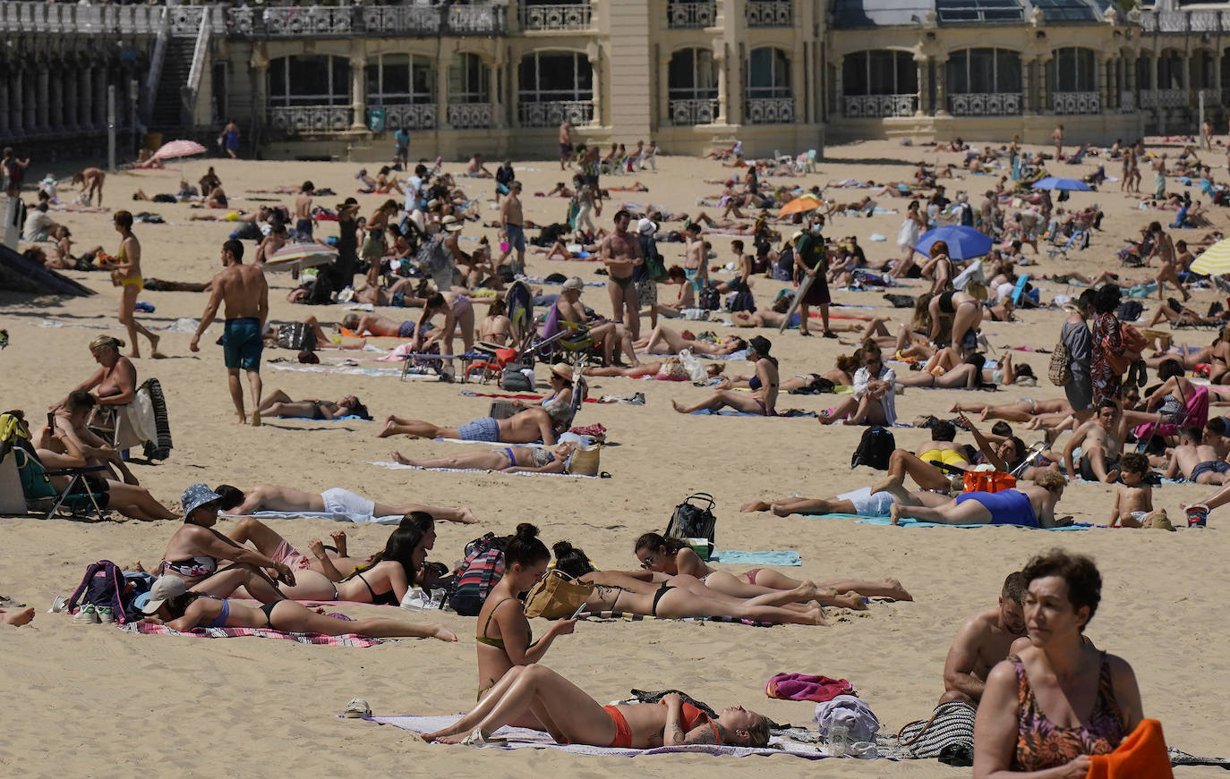 Fotos: Nueva jornada veraniega que terminó con cielos nublados