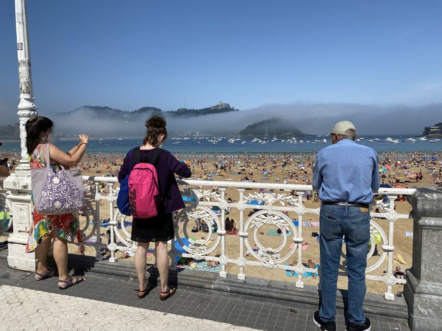 Fotos: Domingo de playa en San Sebastián