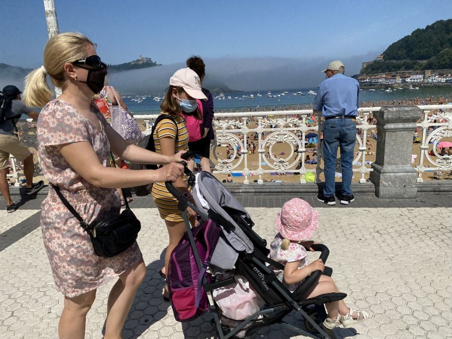 Fotos: Domingo de playa en San Sebastián