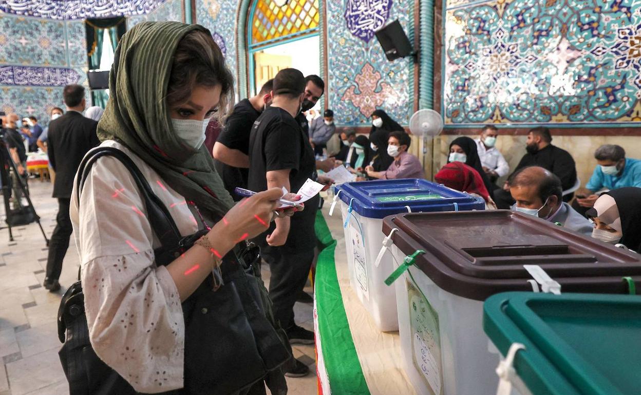 Jornada electoral en Irán.