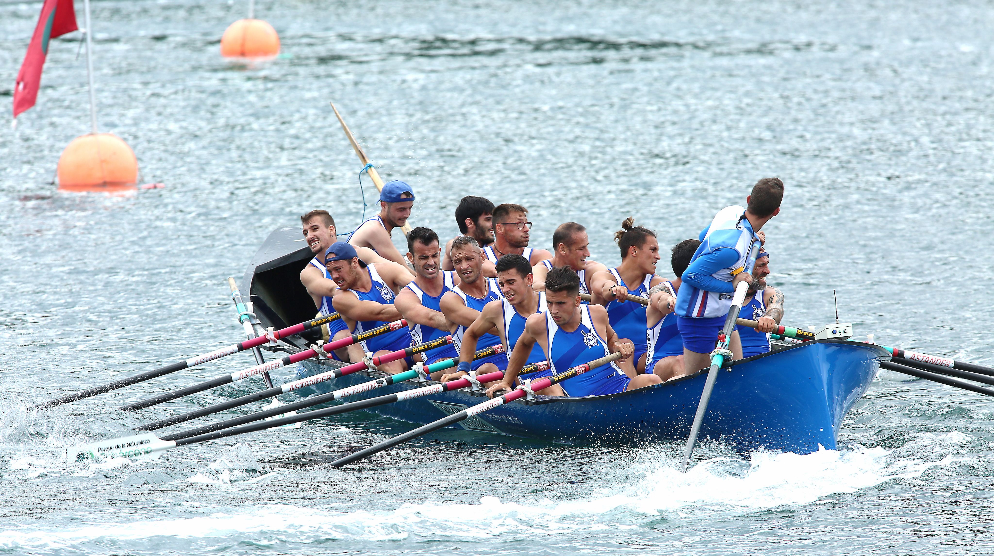 La trainera de Getaria se ha llevado en casa la bandera de la Liga ARC-1