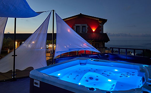 Un spa con vistas excepcionales es el que ofrece Ameztoi Experience.