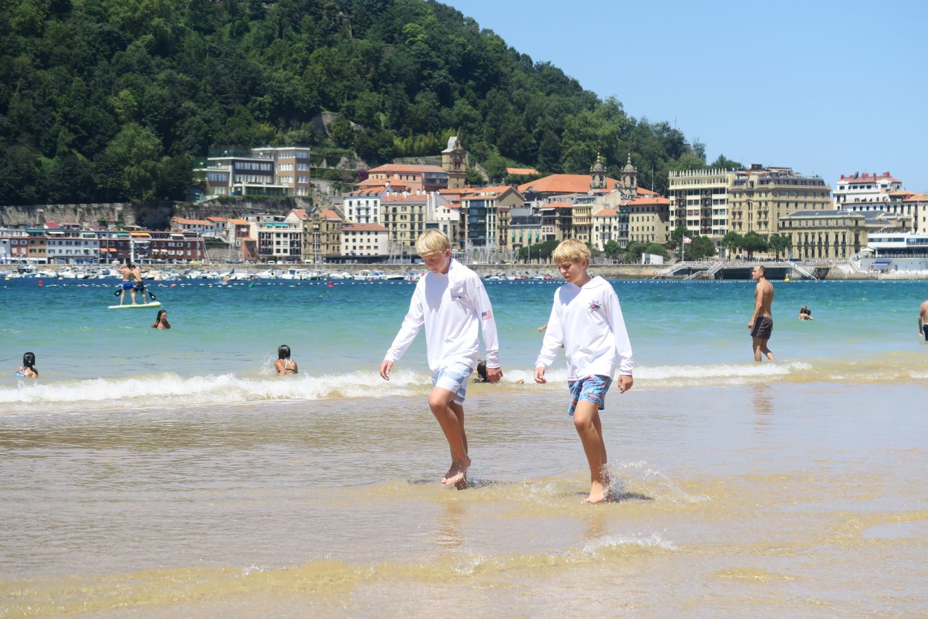 Lunes de sol y calor en Gipuzkoa.