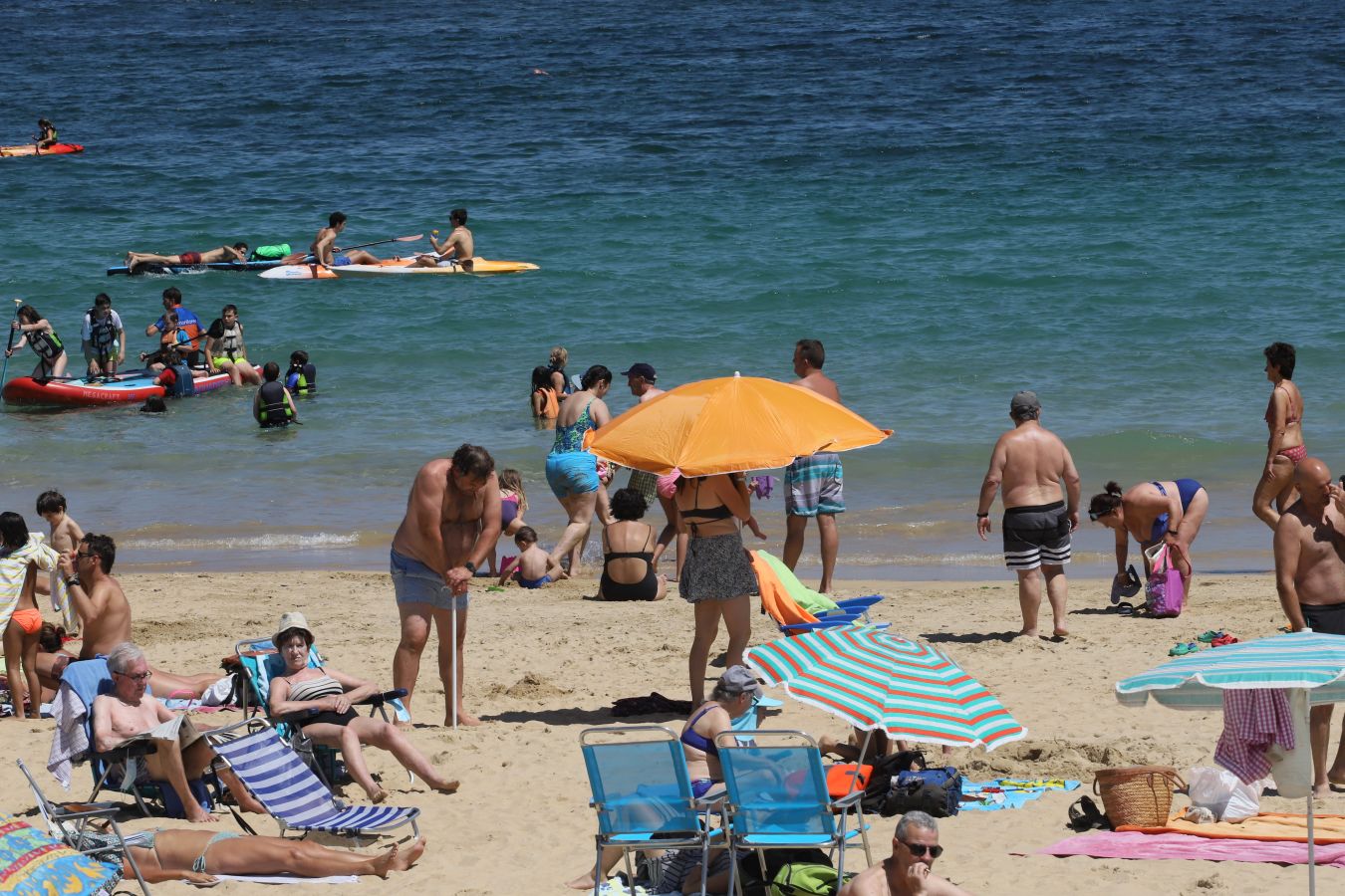 Lunes de sol y calor en Gipuzkoa.