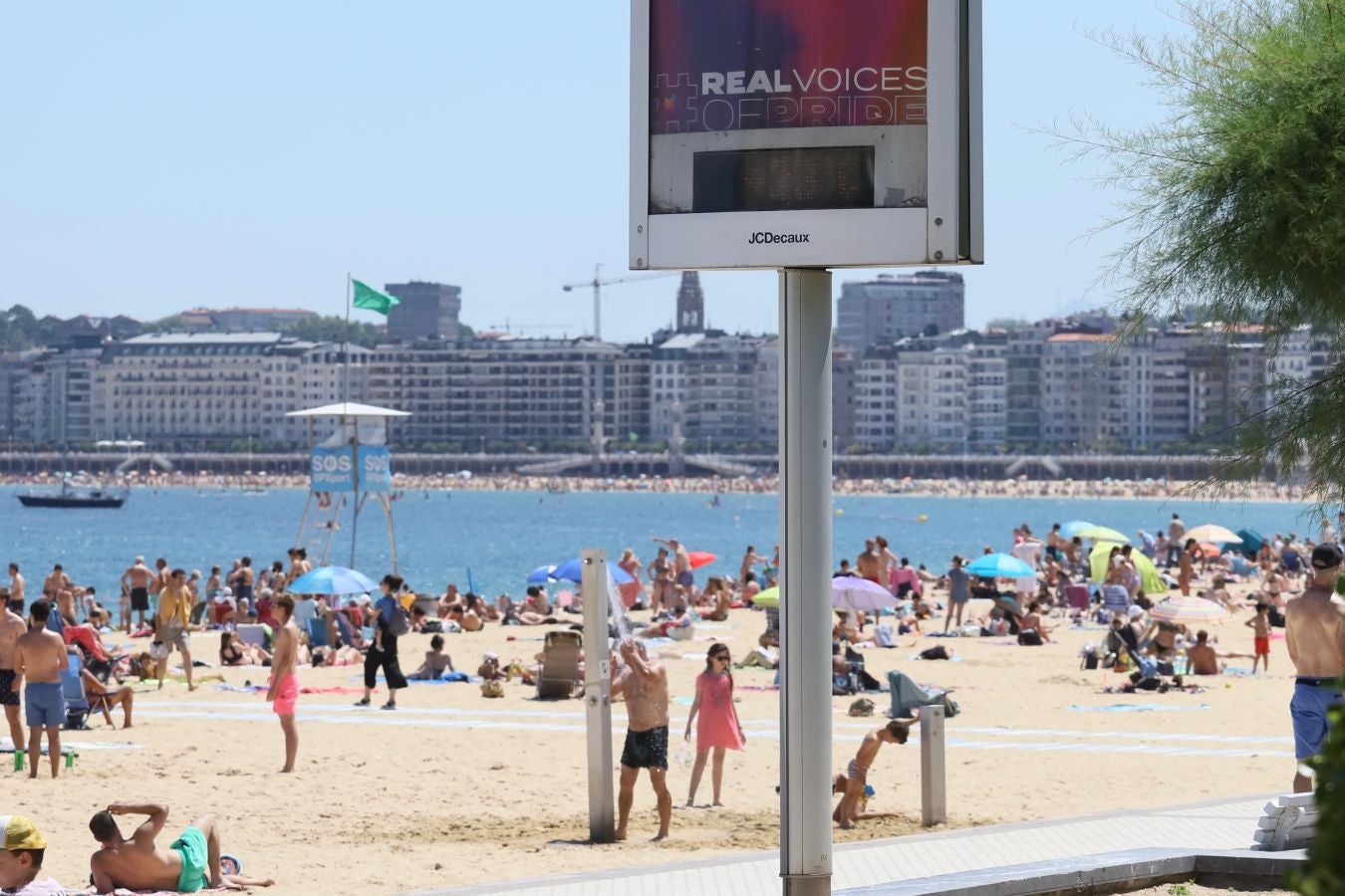 Lunes de sol y calor en Gipuzkoa.