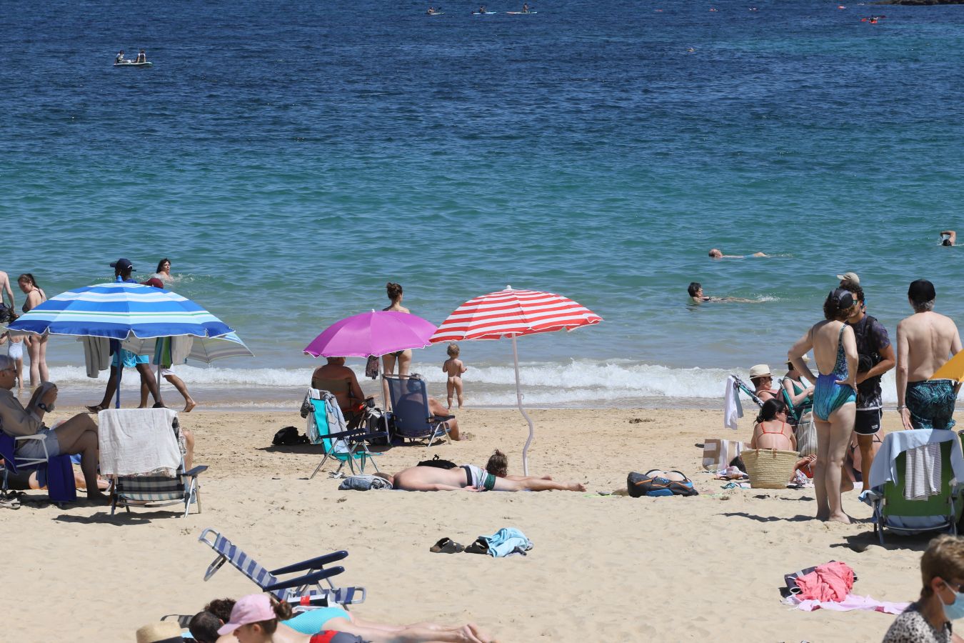 Lunes de sol y calor en Gipuzkoa.