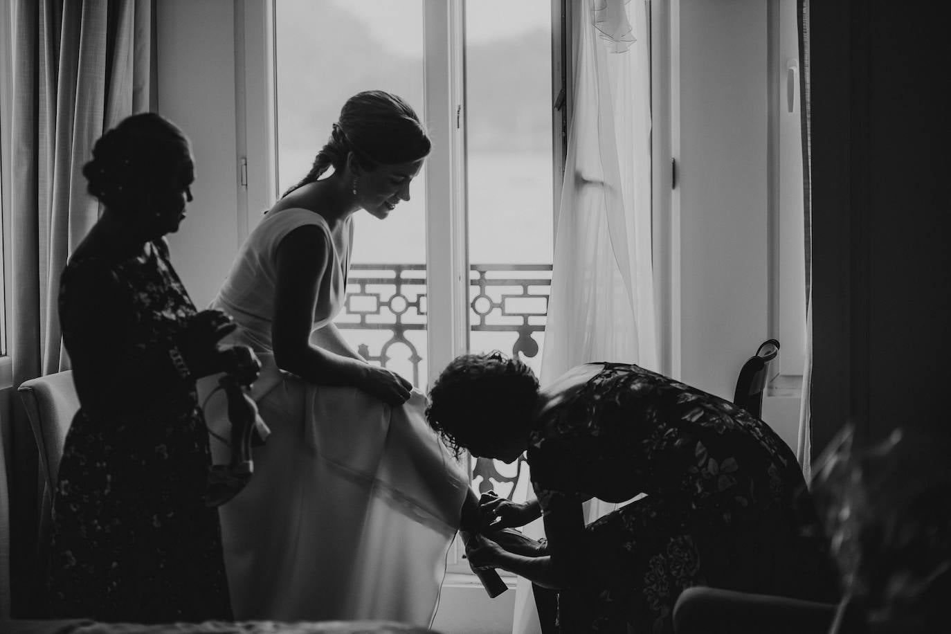 Amaia Urkia y Xabier Elorza se dieron el «sí quiero» en una emotiva ceremonia celebrada en el Mirador de Ulía