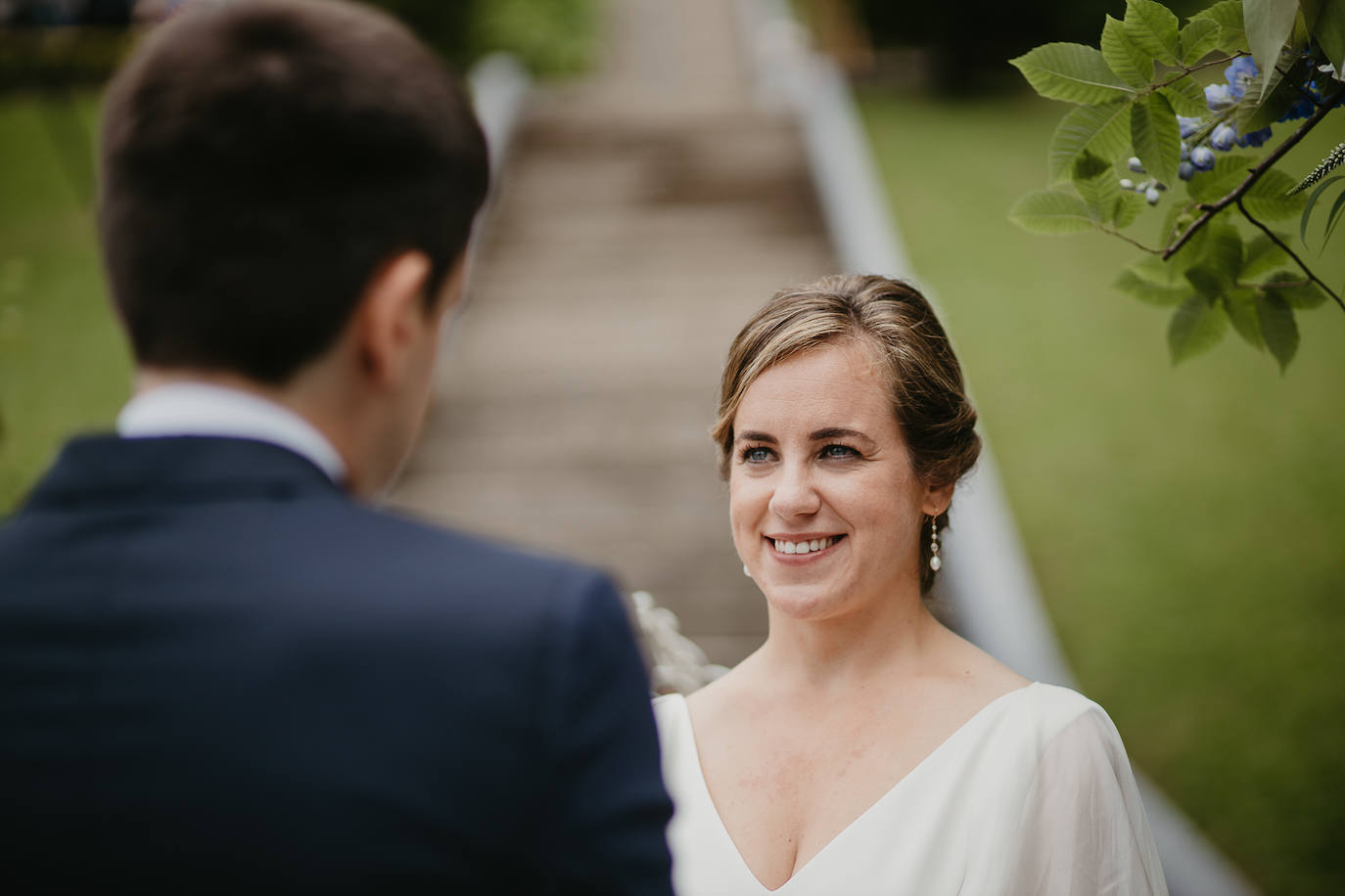Amaia Urkia y Xabier Elorza se dieron el «sí quiero» en una emotiva ceremonia celebrada en el Mirador de Ulía