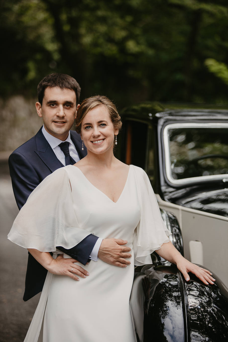 Amaia Urkia y Xabier Elorza se dieron el «sí quiero» en una emotiva ceremonia celebrada en el Mirador de Ulía