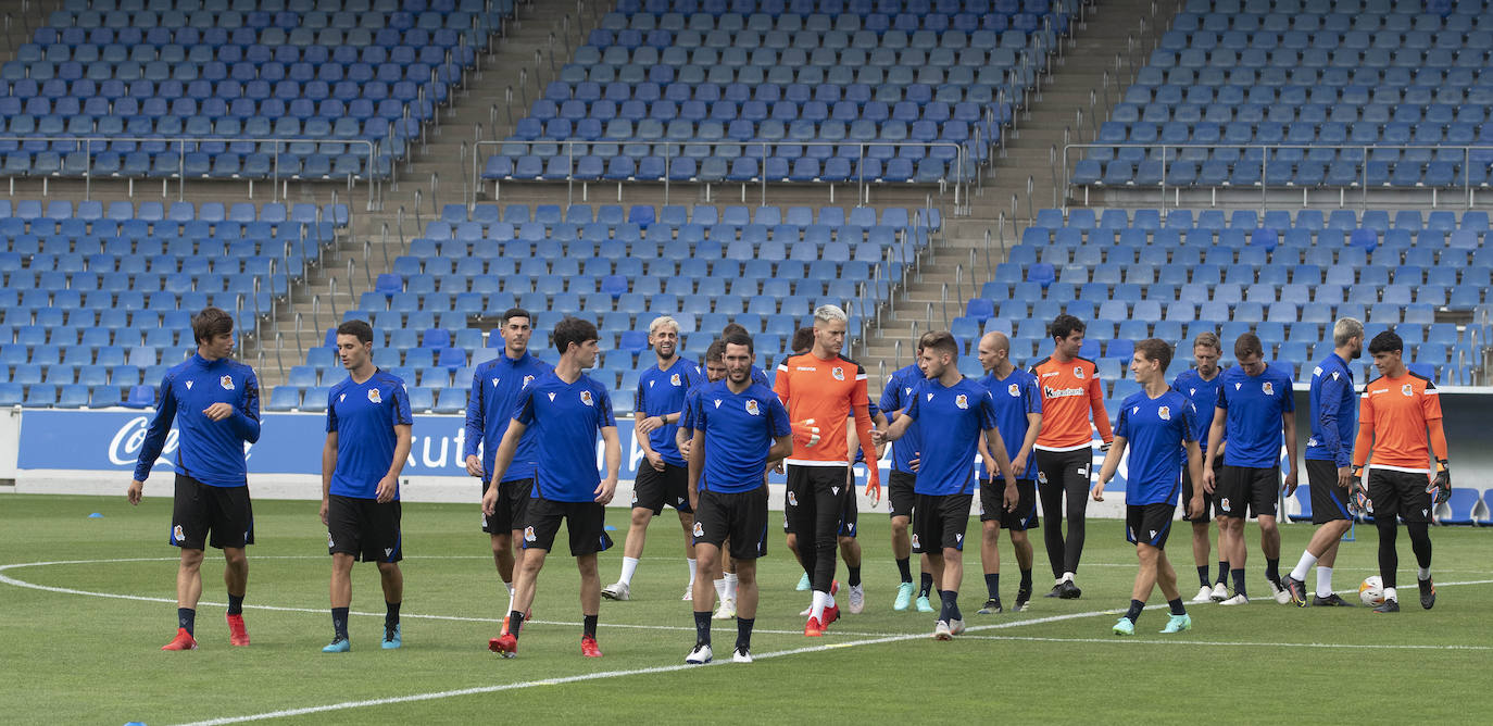 Fotos: Las mejores imágenes del inicio de la pretemporada de la Real Sociedad
