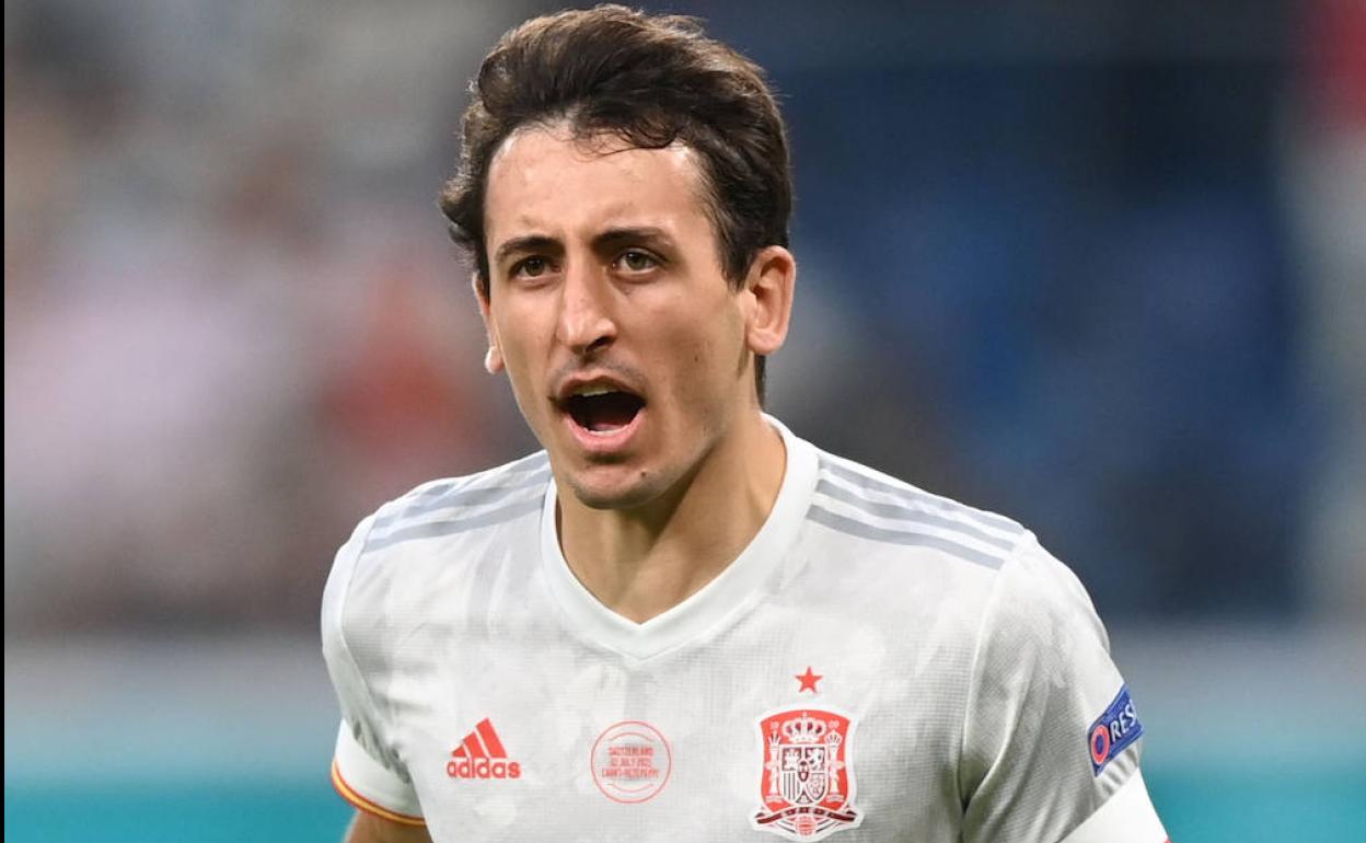 Oyarzabal, durante su participación en la Eurocopa. 